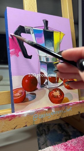 Still Life Oil Painting Process | Vibes Only