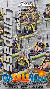 Hobie Mirage Compass Ex Australian Championship Kayaks now available through Hobie stores Looking for an amazing Hobie package that is ready to fish? The Australian Championship kayaks are now available through Hobie stockists. They are available in a range of configurations and colours to suit your needs or budget. Available Kayak configuration. • Hobie Compass with MirageDrive 180 Turbo Fins • Eagle 7 with TripleShot™ HD Transducer • BerleyPro Visor • FPV-Power Battery 17.5 AH • Rectangular Ha