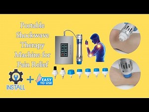 Portable Shockwave Therapy Machine for Joint & Muscle Relief: Setup & Use Guide | WL-SW15
