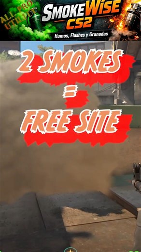 Heaven + Graffiti Combo from Waters | CS2💨These Smokes Were Impossible Before 😱 #cs2 #utilidades