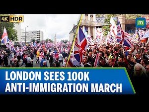 UK government is a 'disgrace' says anti immigration protester, as thousands rally in London