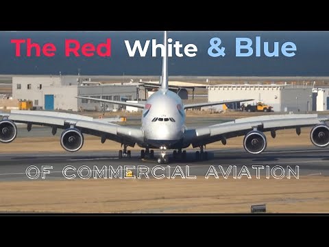The Red, White & Blues of Commercial Aviation: Which airlines fly these colors?