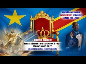 The Lord's warning to all: "Let us all be ready." Message by the Prophet Jonathan.