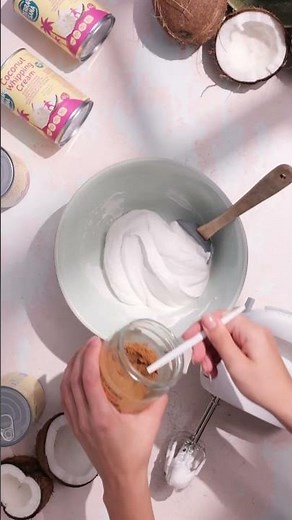 How to use coconut whipping cream