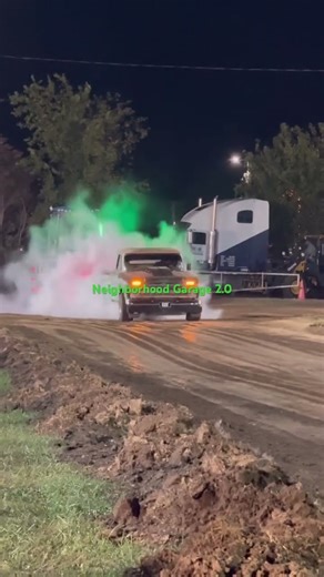 Big block Chevy blows up! #automobile #mechanic #boom #bbc #1966 #chevyengine #chevytrucks #smoky￼￼￼