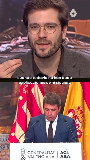 466K views · 27K reactions | Alán Barroso se ha mostrado contundente en Al Rojo Vivo con la actitud de Mazón y todos los presentes en la comparecencia del president de la Generalitat un año después de la tragedia de la DANA. Puedes ver el programa completo en #atresplayer  Sigue a laSexta en Google Discover desde el enlace de nuestra bio #valencia #dana #mazón | laSexta l Noticias | Facebook