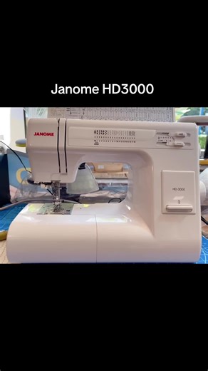 The HD-3000 is a heavy duty machine, perfect for a beginner or sewist looking to do a wide range of sewing. A handy instructional guide is located in the top tray door of the machine, which indicates the feet and stitch settings for a variety of sewing tasks. Heavy duty aluminum frame and 18 stitches, including a one-step buttonhole give you the tools you need to handle any kind of sewing project. Stitch length and width adjustment are conveniently located on the front of the machine, and a hard