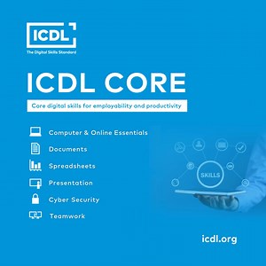 Are you looking to build a strong foundation in digital skills? The newly launched ICDL Core provides a structured learning pathway that encompasses six essential digital competencies, leading to the awarding of the ICDL Certificate of Digital Competence. Enhance your career prospects today. For more information, please visit: http://icdl.org. | ICDL Africa