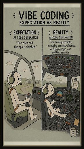 Vibe Coding Expectation vs Reality 😂