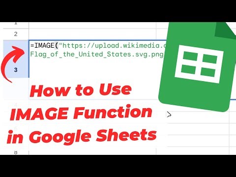 How to Use IMAGE Function in Google Sheets