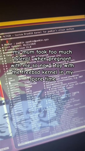 the UNIX ‘tism is strong with this one (it’s all i think about) #unix #freebsd #autism #tech #techtok