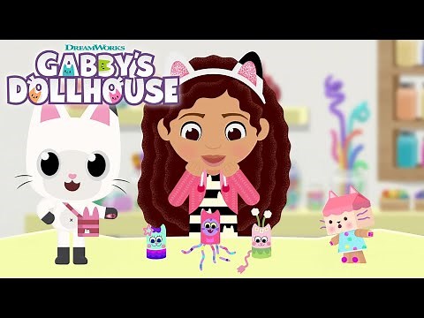 Kitty Crafts with Baby Box & Gabby! | GABBY’S DOLLHOUSE (EXCLUSIVE SHORTS) | NETFLIX
