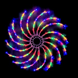 Buy New LED Spinner Rainbow Multicolour 50cm | Christmas Complete