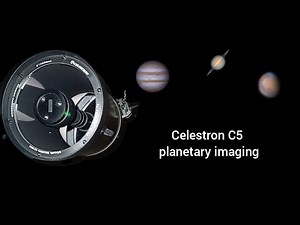 My best images of the Solar system through a Celestron C5 schmidt cassegrain telescope