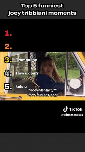 Top 5 Funniest Joey Tribbiani Moments from Friends