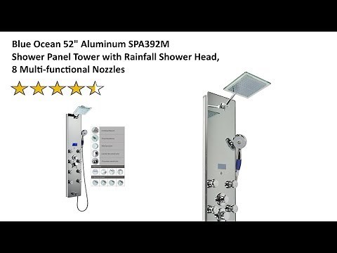 Blue Ocean 52" Aluminum SPA392M Shower Panel Tower Installation