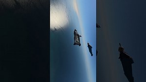 Human flight above the ocean