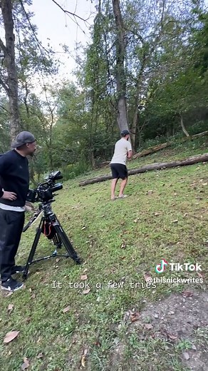Be kind to your neighborhood deer. BTS of Days 4 and 5 of my short film Vermin because I didn’t film enough content. @lizgbuche #bts #fyp #productionlife🎥🔊 #filmmaker