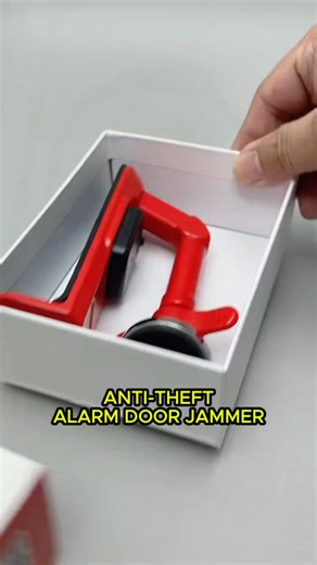 863K views · 6.8K reactions | Stay Secure with Instant Alerts!  Get Your Anti-Theft Door Jammer Now! ➡️ https://quickmechtools.com/products/anti-theft-alarm-door-jammer #HomeSecurity #DIY #Safety #FYP #QuickMechTools #usa | Quickmechtools | Facebook