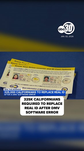 California REAL ID Replacement Due to DMV Error