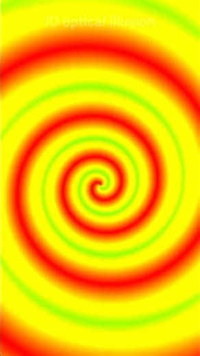 Colorful Spiral Optical Illusion – Hypnotic Red Yellow Green Vortex 🌀#shorts #viral #trending