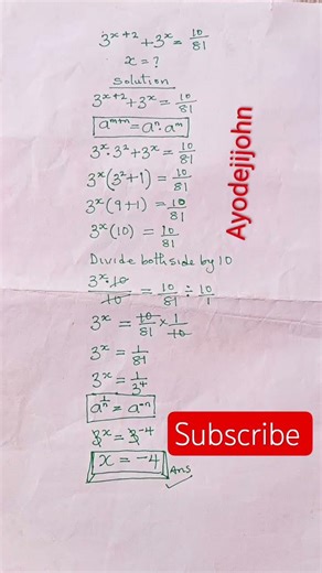 exponential equation #canada #maths #exponentialequation #usa #mathematics