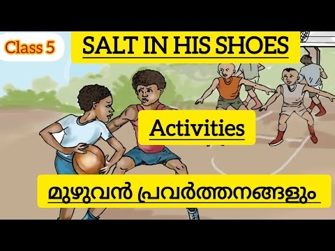 Class 5 English Salt in his Shoes Activities l English Part 2 Unit4 Scert Kerala