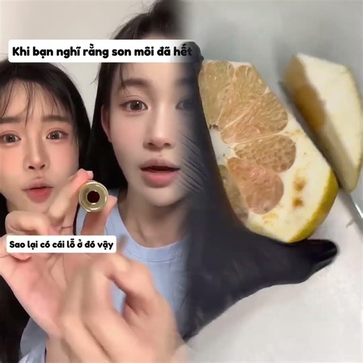 When you think your lipstick is gone and the end #makeup #douyin