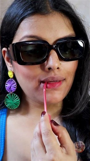 New lip gloss swatch | Lip gloss for brown skin