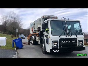 Penn Waste • Mack LR Labrie Expert Garbage Truck