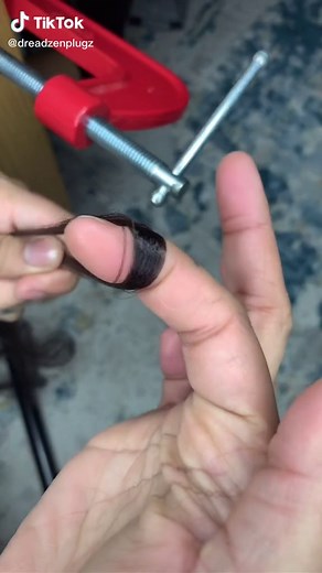 This is just the start of one. They can be as long or as short as I want and cost me less than $10 to make 😌💁🏼‍♀️ #syntheticdread #dreadjourney #fy