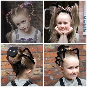 2.5M views · 24K reactions | Spooky Halloween looks for your little one️ | Sweethearts Hair | Facebook