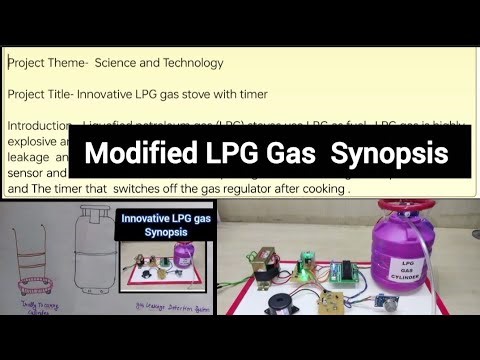 Automatic LPG gas stove synopsis।। science Inspire Award 2025 ।। New model ideas