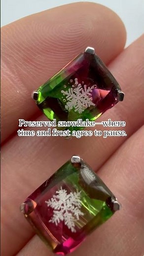 What a preserved snowflake can remind you of on quiet days