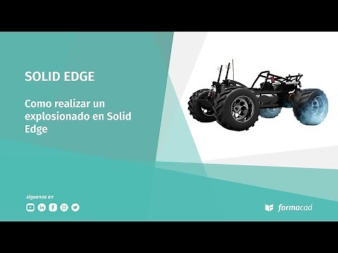 Como realizar un explosionado en Solid Edge