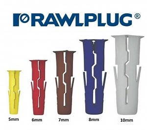 Rawlplug UNO Universal Wall Plug Fixings Anchor Rawl Plugs 5mm 6mm 7mm 8mm 10mm  | eBay UK