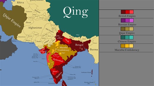 The history of South Asia: Every year
