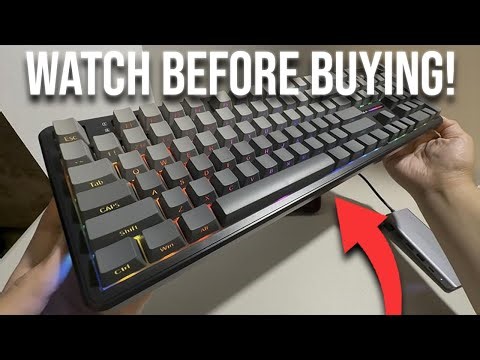 AULA F108 PRO - Wireless Mechanical Keyboard with Screen & Knob,Full Size Keyboard with 8000mAh Batt