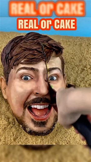 Teman-teman, ayo kita mulai game mana yang asli dan mana yang kue🍰P-17 #shortvideo #viral #trending