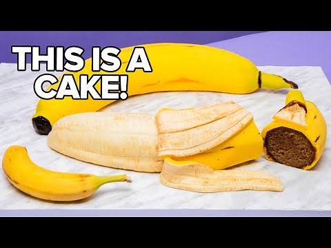 GIANT Banana... Made Of CAKE! | How To Cake It with Yolanda Gampp