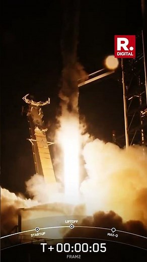 Fram2 Liftoff | SpaceX Launches First Human Spaceflight Into Polar Orbit