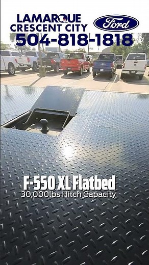 Unmatched Versatility with the Ford F-550 XL & CM Truck Beds Flat Bed @ Lamarque Crescent City Ford!
