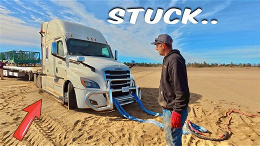 Watch me recover a buried truck in the wild!