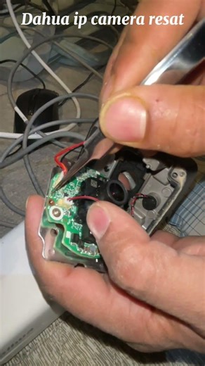 How to reset dahua ip camera #hikvision #electrician #dahua