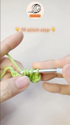 How to do TR stitch 🍃✨| Crochet Stitch Tip