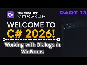 Master Dialogs in C# WinForms – Open, Save & MessageBoxes Explained (Step-by-Step)