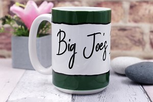 Large Personalized Coffee Mug: 15oz Custom Name Tea Cup - Etsy UK