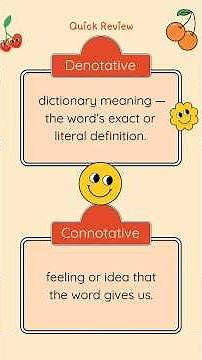 Denotative vs Connotative Meaning Explained in Seconds!