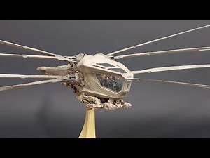 Meng 1/72 Atreides Ornithopter Part 2 - Painting, weathering and final reveal