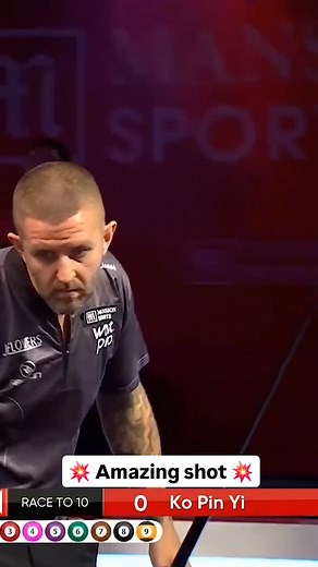 What a shot by Shaw¡ #snooker #shaw #billiards #cuesports #sports #jumpshot #9ball #bullseye #amazing | Cue Sports Media